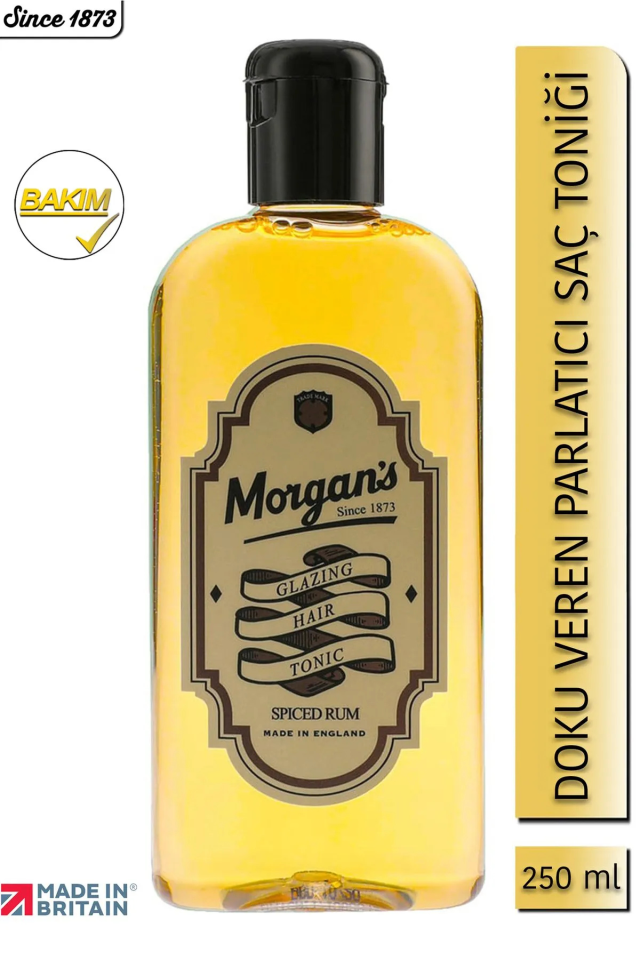 Morgan's Pomade Morgan's Spiced Rum Glazing Hair Tonic - Parlatıcı Ve Yumuşatıcı Saç Toniği 250 ml