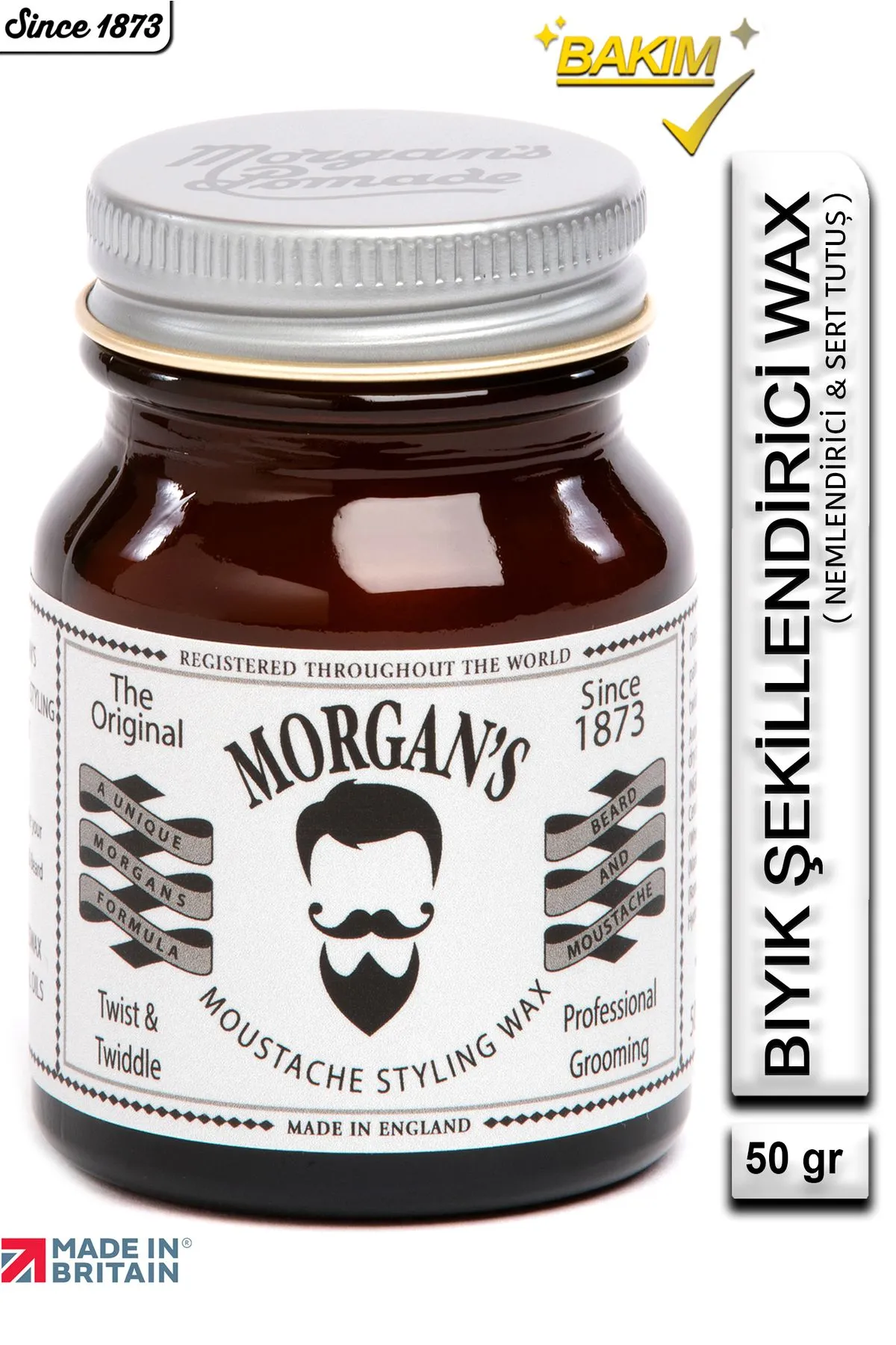 Morgan's Pomade Moustache Styling Bıyık Şekillendirme Wax 50 G