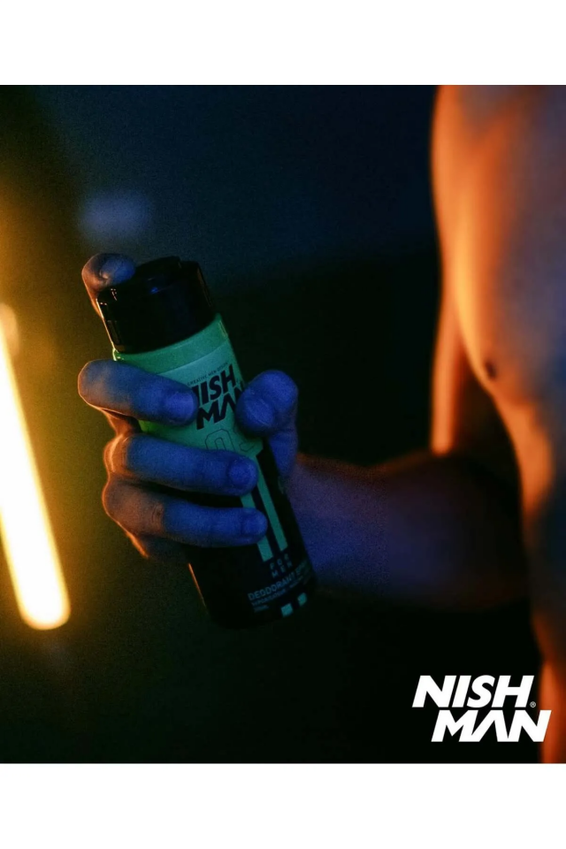 NISHMAN Erkek Sprey Deodorant 21 Saat Etkili Koruma-No 3 - Wılder- 200 ml