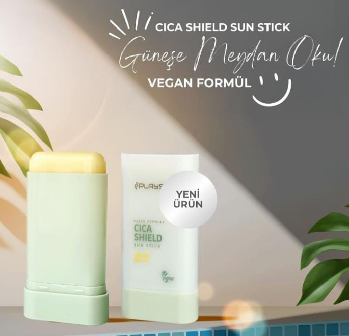 Playskın Vegan Formula Cıca Shıeld Sun Stıck 20 GR