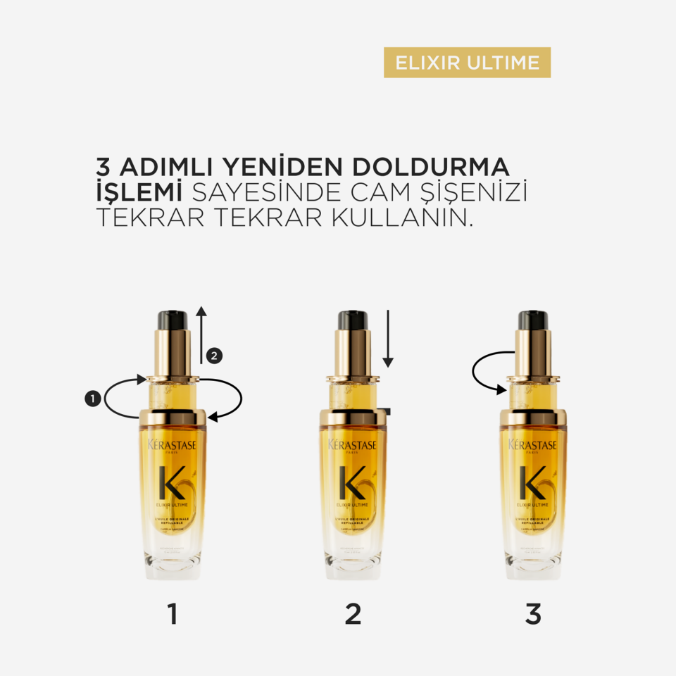 Kerastase Elixir Ultime L'Huile Originale Saç Yağı Refill 75 ml