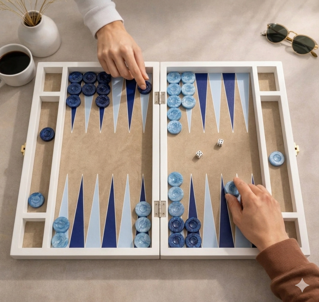 Özel Yapım Turnuva Tavlası Kişiye Özel Tek,Kumaş Zemin,Çanta