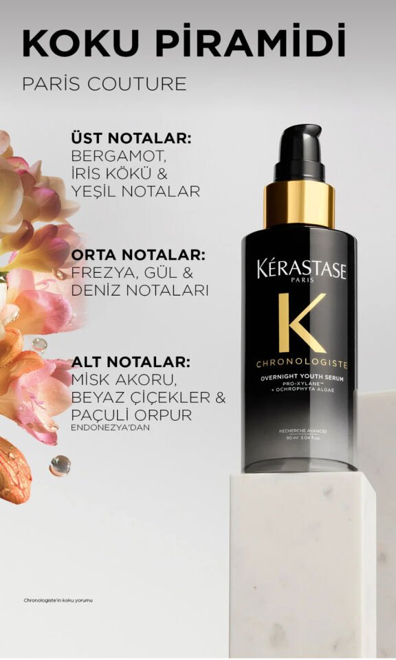 Kerastase Chronologiste Yaşlanma Belirtileriyle Zayıflayan Saçlar İçin Gece Bakım Serumu 90ml