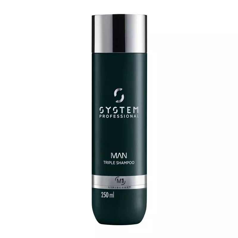 Wella System Professional Man M1 Triple Saç Vücut ve Sakal Şampuanı 250ml