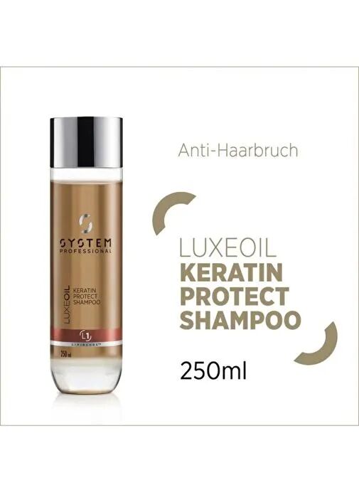 Wella Professionals System Professional Dia Luxoil Keratin Shampoo 250 Ml